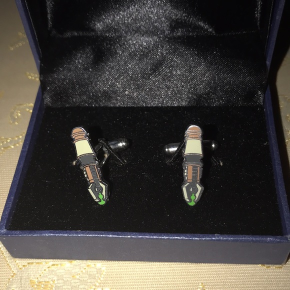 Doctor Who Sonic Screwdriver Cull Links Cufflinks Set New in box ! - Picture 2 of 8